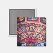 Vintage-Schaukel-Jahrmarktskarussell Magnet (Vorderseite/Rückseite)