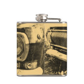 Vintage Scheinwerfer für Altfahrzeuge Flachmann (Rückseite)