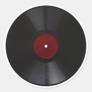 Vintage-Schellackplatte 78 rpm transparentes PNG Runder Aufkleber