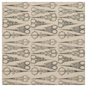 Vintage Schere Muster Friseursalons Stoff (Muster)