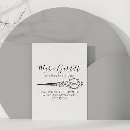 Vintage Schere Salon Magnetic Magnetkarte