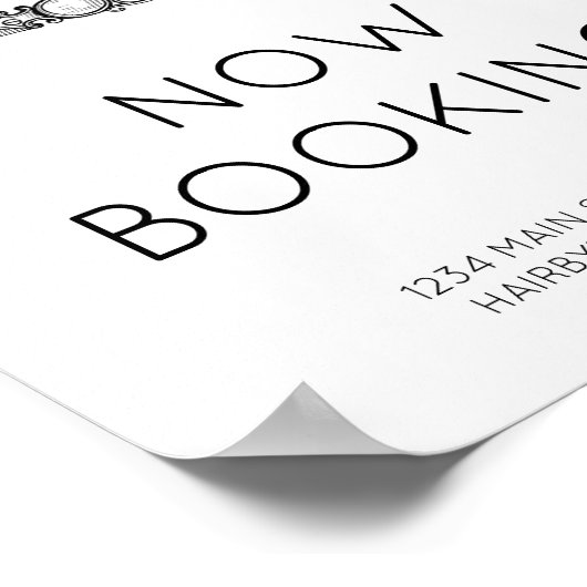 Vintage Scheren Poster (Ecke)