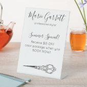 Vintage Scheren Sockelschild (In Situ)