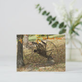 Vintage Scheuhaken-Postkarte - anpassen Postkarte (Stehend Vorderseite)