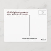 Vintage Scheuhaken-Postkarte - anpassen Postkarte (Rückseite)