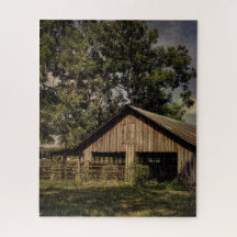Vintage-Scheune in Südgeorgia
