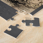 Vintage Schiff und Karte Puzzle (Seite)