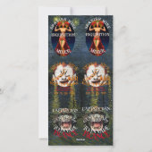 Vintage Schiffe Akrylkunst Feiertagskarte (Rückseite)