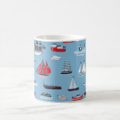 Vintage Schiffsführung Kaffeetasse (Mittel)