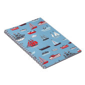 Vintage Schiffsführung Notizblock (Rechte Seite)