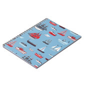 Vintage Schiffsführung Notizblock (Linke Seite)