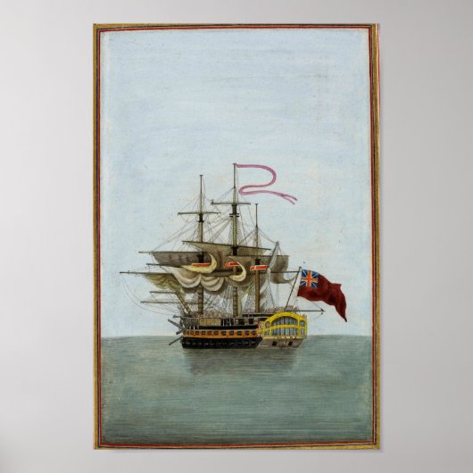 Vintage Schiffspresse Poster (Vorne)