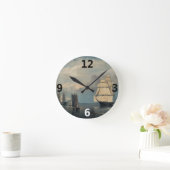 Vintage Schiffsuhr Runde Wanduhr (Zuhause)