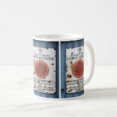 VINTAGE-SCHILD KAFFEETASSE (VorderseiteRechts)