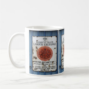 VINTAGE-SCHILD KAFFEETASSE