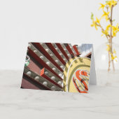 vintage Schild Karte (Gelbe Blume)