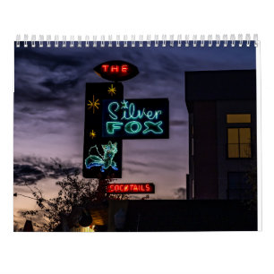 Vintage-Schilder - ein Kalender mit Fotografien