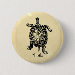 VINTAGE SCHILDKRÖTE BUTTON