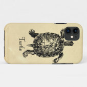 VINTAGE SCHILDKRÖTE Case-Mate iPhone HÜLLE (Rückseite (Horizontal))