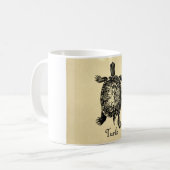 VINTAGE SCHILDKRÖTE KAFFEETASSE (Vorderseite Links)