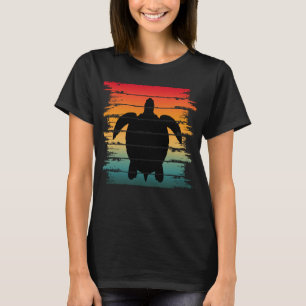 VINTAGE-SCHILDKRÖTE MEERESLEBEWESEN REPTIL T-Shirt