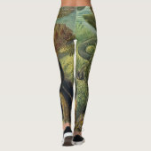 Vintage Schildkröten und Meeresschildkröten von Er Leggings (Rückseite)