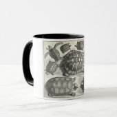 Vintage Schildkrötenätzung Tasse (Vorderseite Links)