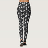 Vintage Schildkrötenmuster Leggings (Rückseite)