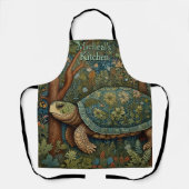 Vintage Schildkrötenwälder Schürze (Vorderseite)