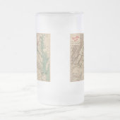 Vintage Schlachtfelder in Virginia, Ziviler Krieg, Mattglas Bierglas (Mittel)