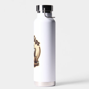 Vintage Schlafende Faultier Kaffee Liebhaber Süße Trinkflasche