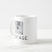 Vintage schlaffe Tasse (Vorderseite Links)