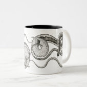 Vintage Schlange Tasse (VorderseiteRechts)