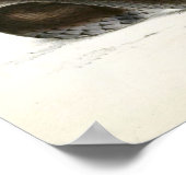 Vintage Schlange zeichnend - schwarzafrikanisch Poster (Ecke)