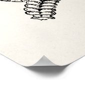 Vintage Schlangen-Reptile-Schlange Poster (Ecke)