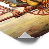 Vintage Schlangenhandler und Käfigtiere Poster (Ecke)