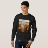 Vintage Schleiereule Sweatshirt (Vorne ganz)