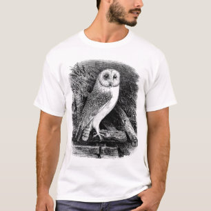 Vintage Schleiereuleillustration T-Shirt