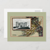 Vintage Schlossanlage Inverness Postkarte (Vorne/Hinten)