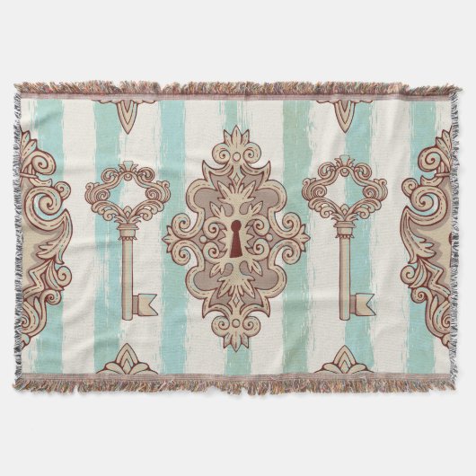 Vintage Schlüssel, Schlösser: Freehe und Muster. Decke (Vorderseite)