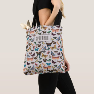 Vintage-Schmetterling-Ästhetik Tasche