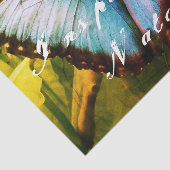 Vintage Schmetterling Foto Custom Decodipage Handw Seidenpapier (Ausschnitt)