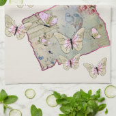 Vintage Schmetterling Geschirrtuch (Gefaltet)