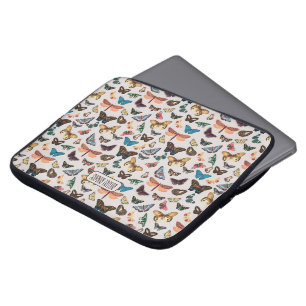 Vintage Schmetterling Personalisierte Ästhetische  Laptopschutzhülle