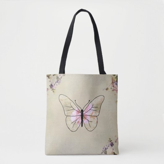 Vintage Schmetterling Tasche (Vorderseite)