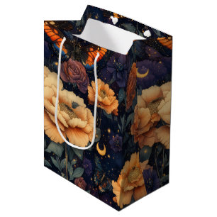 Vintage Schmetterling Wildblume (11) Mittlere Geschenktüte