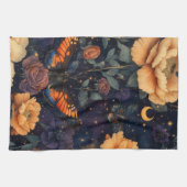 Vintage Schmetterling Wildblume (2) Geschirrtuch (Horizontal)