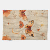 Vintage Schmetterling Wildblume (3) Geschirrtuch (Horizontal)