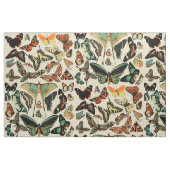 Vintage Schmetterlinge auf beigem Hintergrund Stoff (Fat Quarter (45,7 x 55,9 cm))