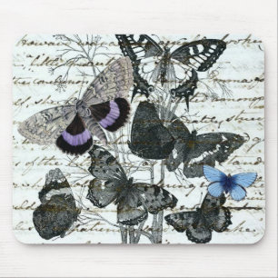 Vintage Schmetterlinge Austen-Mauspad Mousepad